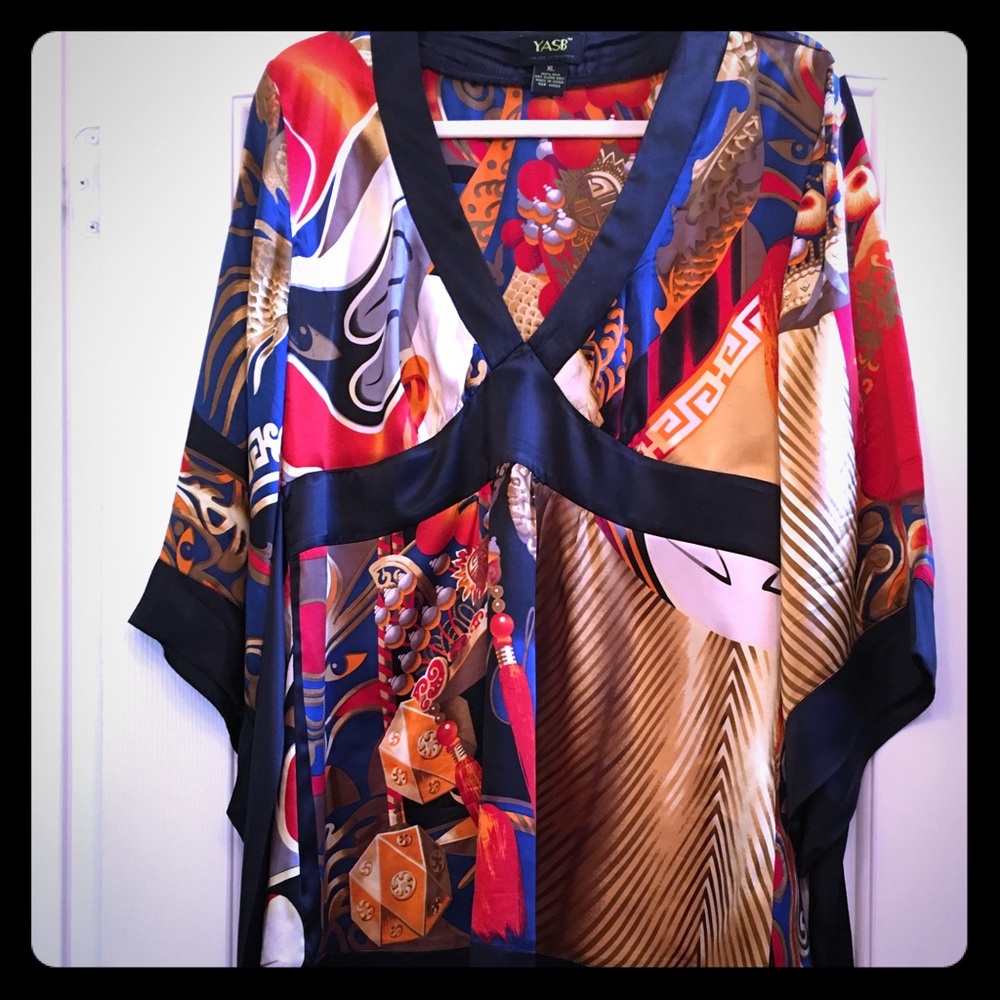 YSAB SILK TUNIC